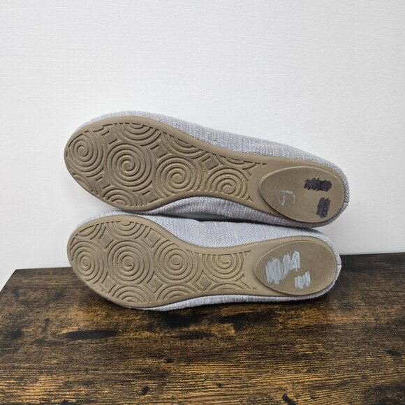 Dr Scholls Friendly 2 Style Ballet Flats Women's Size 10 M Stone Gray Slip On - Picture 7 of 8